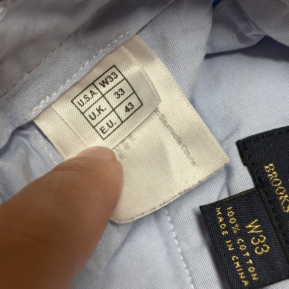 Brooks Brothers 346 Shorts‎ Mens 33 Blue Turtle Embroidered Cotton Preppy 6.5" - Picture 7 of 10